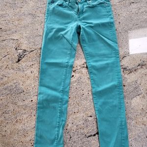 AG Adriano Goldschmied the Stevie Ankle 26R Aqua Jean! Super Cute!!